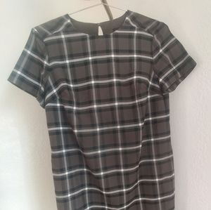 Banana Republic Plaid Shift Dress NEVER WORN!